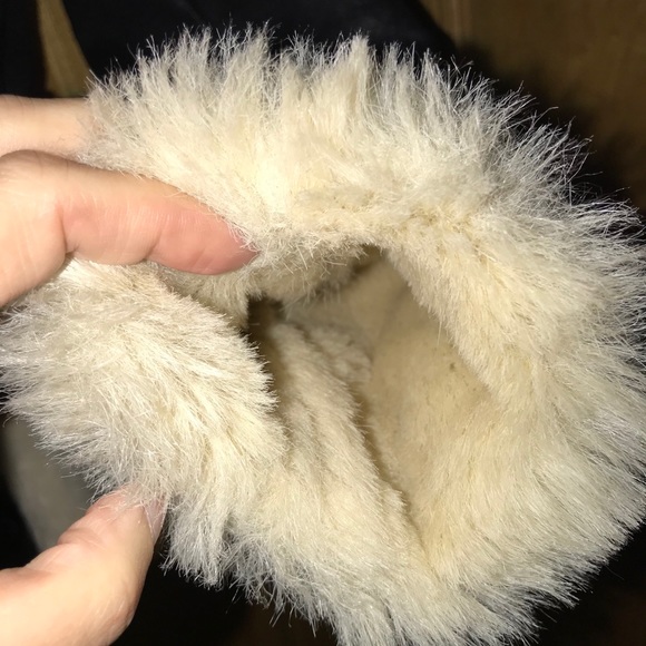 GUESS Double Breasted Faux Fur Lined Coat - Picture 5 of 10